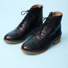 Women Swivells Boots | Mama Poppy-Boots In Black Leather