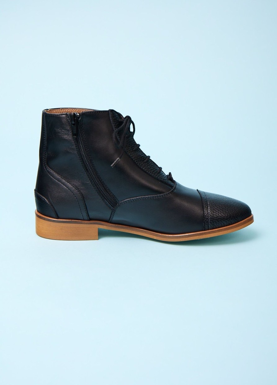 Women Swivells Boots | Mama Poppy-Boots In Black Leather