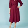 Women Collectif Dresses | Alexandra Dress-Wine