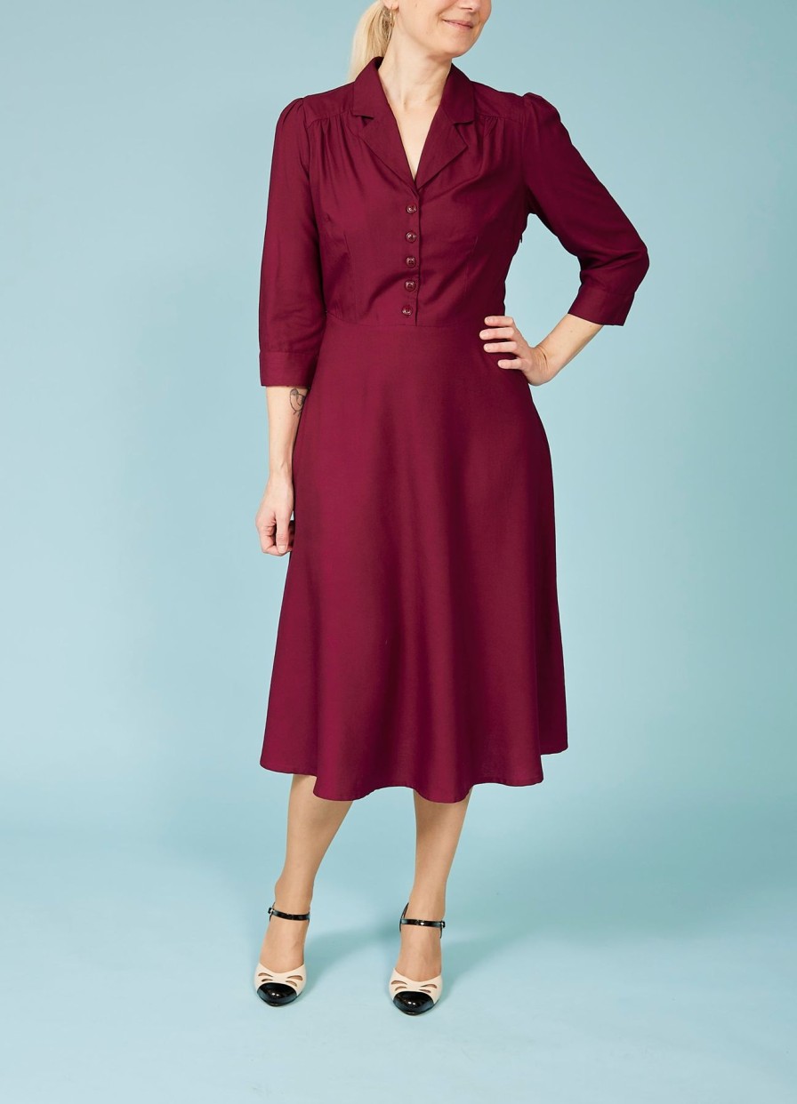 Women Collectif Dresses | Alexandra Dress-Wine