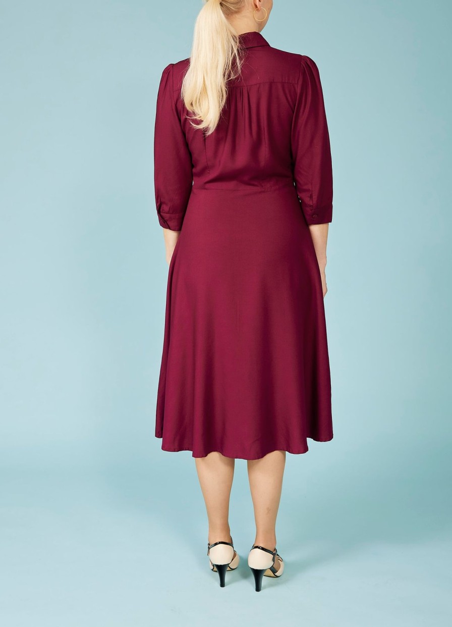 Women Collectif Dresses | Alexandra Dress-Wine