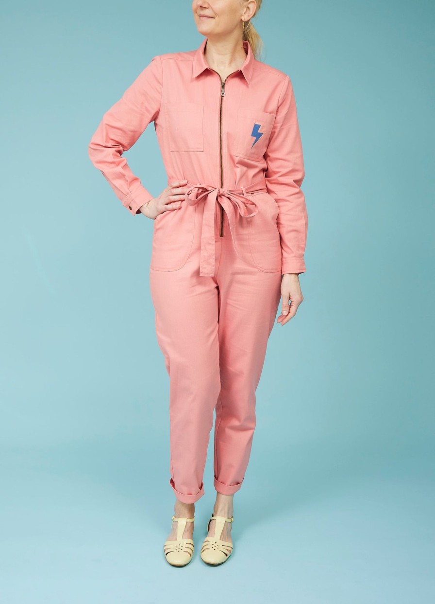 Women Sugarhill Brighton Jumpsuits | Anwen Boilersuit-Rose Pink