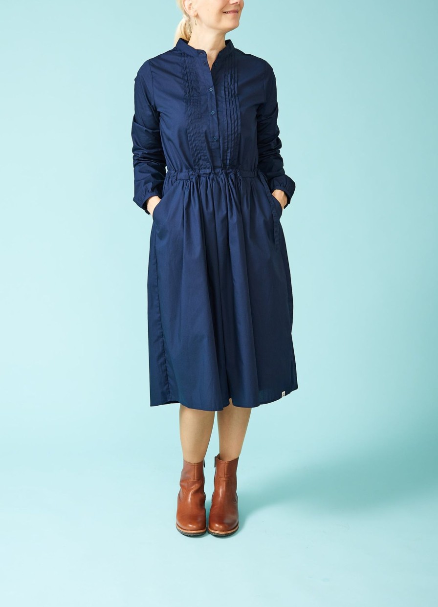 Women Grobund Dresses | The Rigmor Dress-Dark Blue