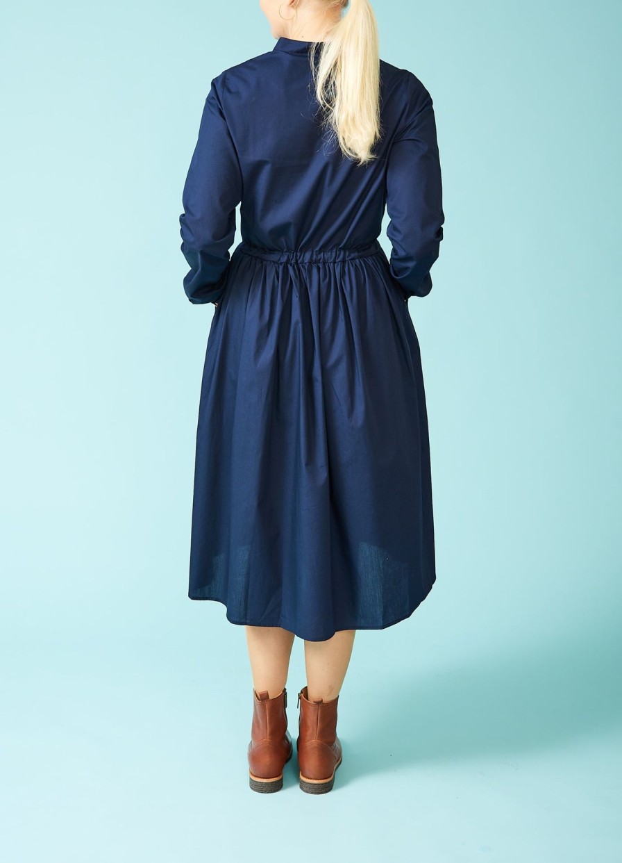 Women Grobund Dresses | The Rigmor Dress-Dark Blue