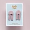 Women Studio Fryd Jewelry | Ellie Earrings-Pink