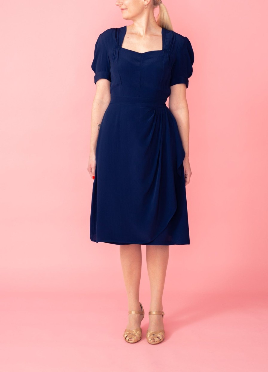 Women The Seamstress of Bloomsbury Dresses | Sally Dress-Navy