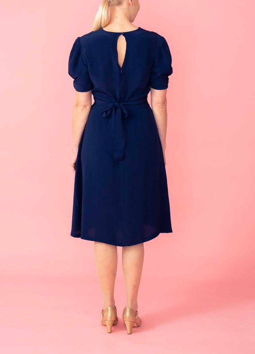 Women The Seamstress of Bloomsbury Dresses | Sally Dress-Navy