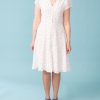 Women Gaala Paris Dresses | Eloise Shirt Dress-White/Dot