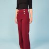 Women Pretty Retro Trousers | Retro Sailor Slacks