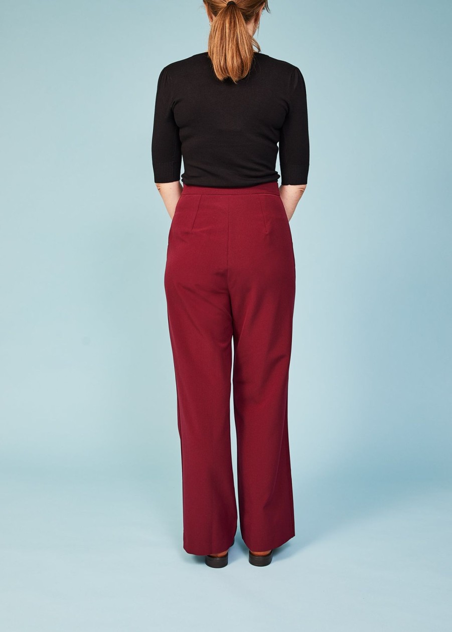 Women Pretty Retro Trousers | Retro Sailor Slacks