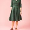 Women Very Cherry Dresses | D'Laine Dress-Bottle Green