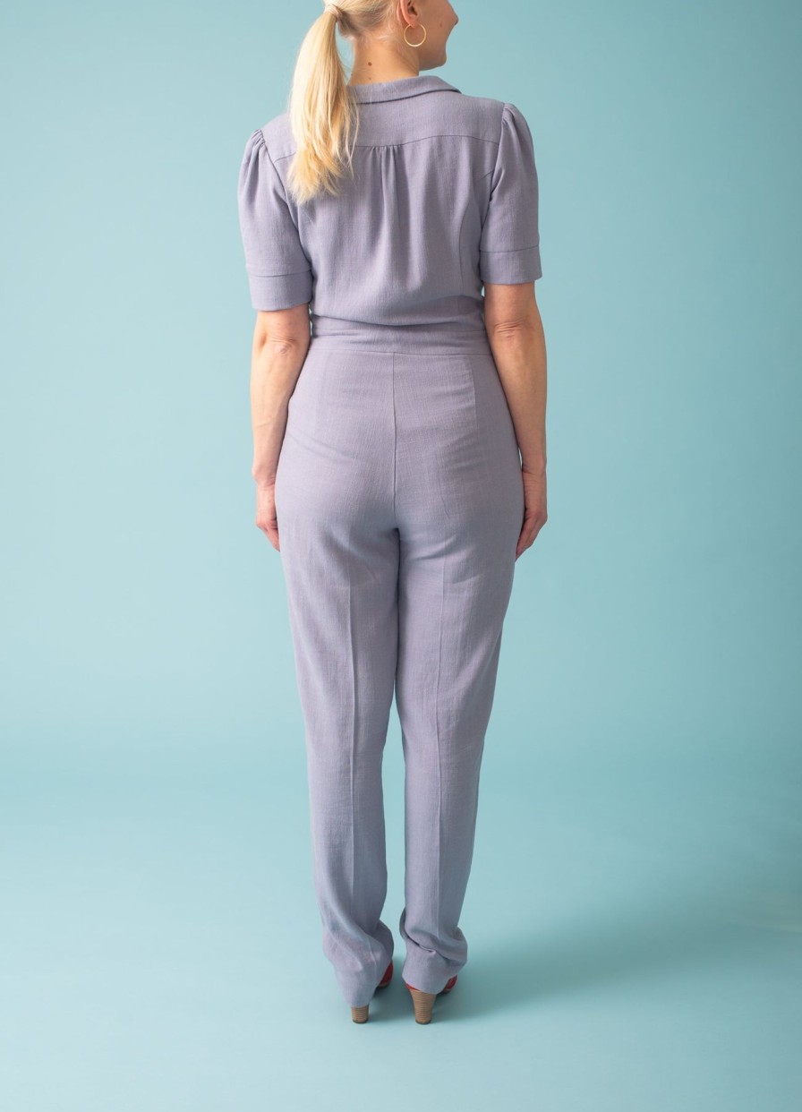 Women Very Cherry Jumpsuits | Classic Jumpsuit Linen Lavender