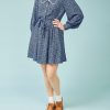 Women Louche Dresses | Tonya Mini Dress-Floral/Navy