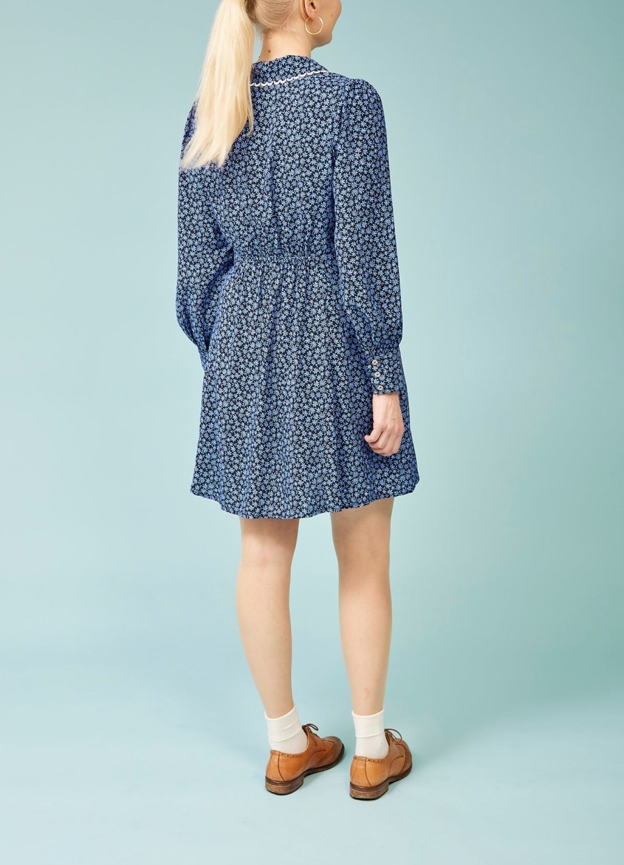 Women Louche Dresses | Tonya Mini Dress-Floral/Navy