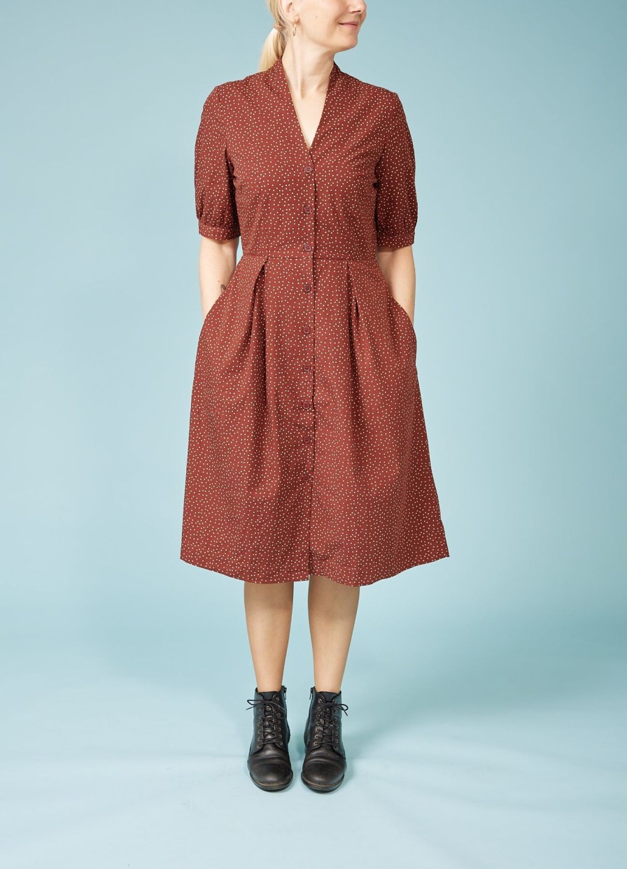 Women Emily and Fin Dresses | Stella Auburn Mini Spot Shirt Dress