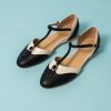 Women Charlie Stone shoes Flat Shoes | Parisienne-Two-Tone Leather