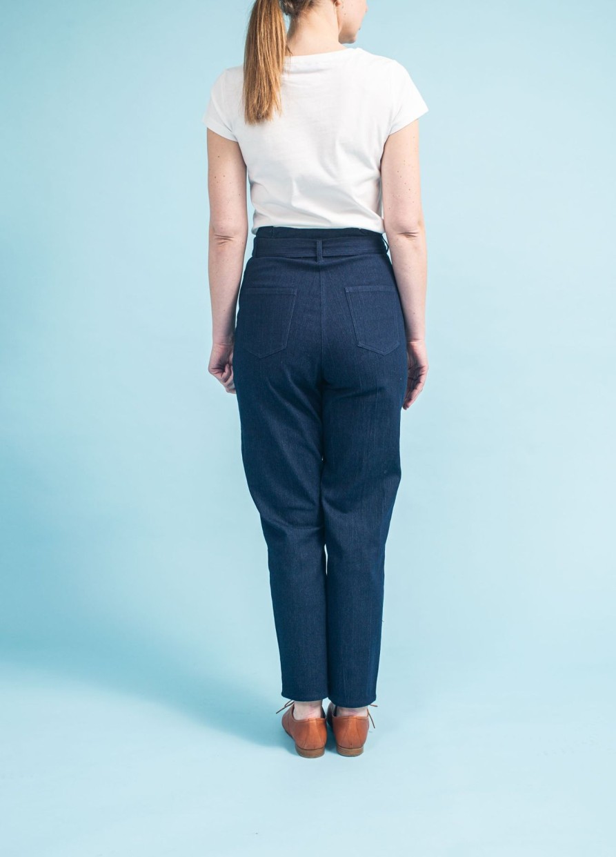 Women Very Cherry Trousers | Vera Pants Dark Denim