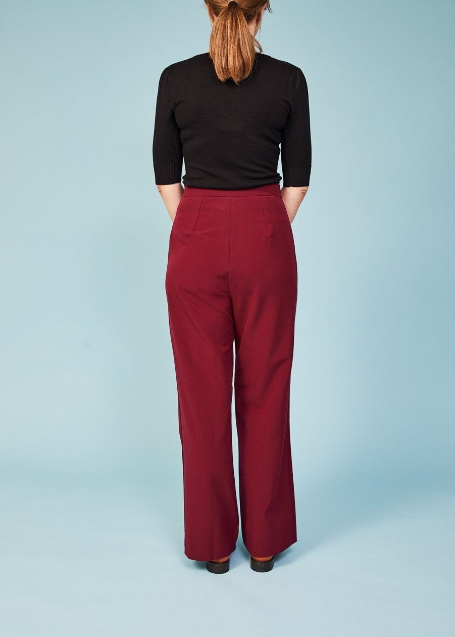 Women Pretty Retro Trousers | Retro Sailor Slacks