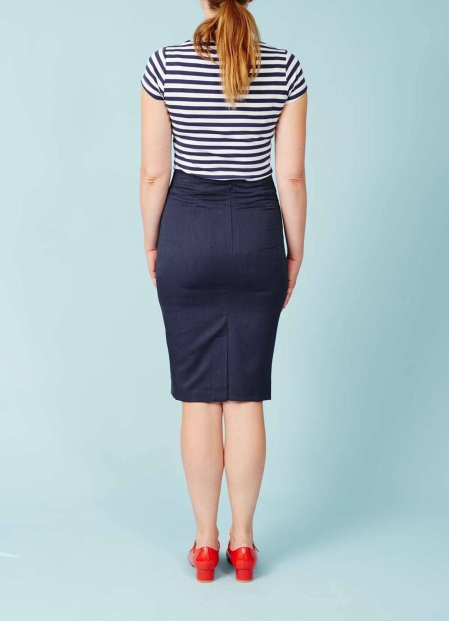 Women Banned Apparel Skirts | Paula Skirt-Dark Blue