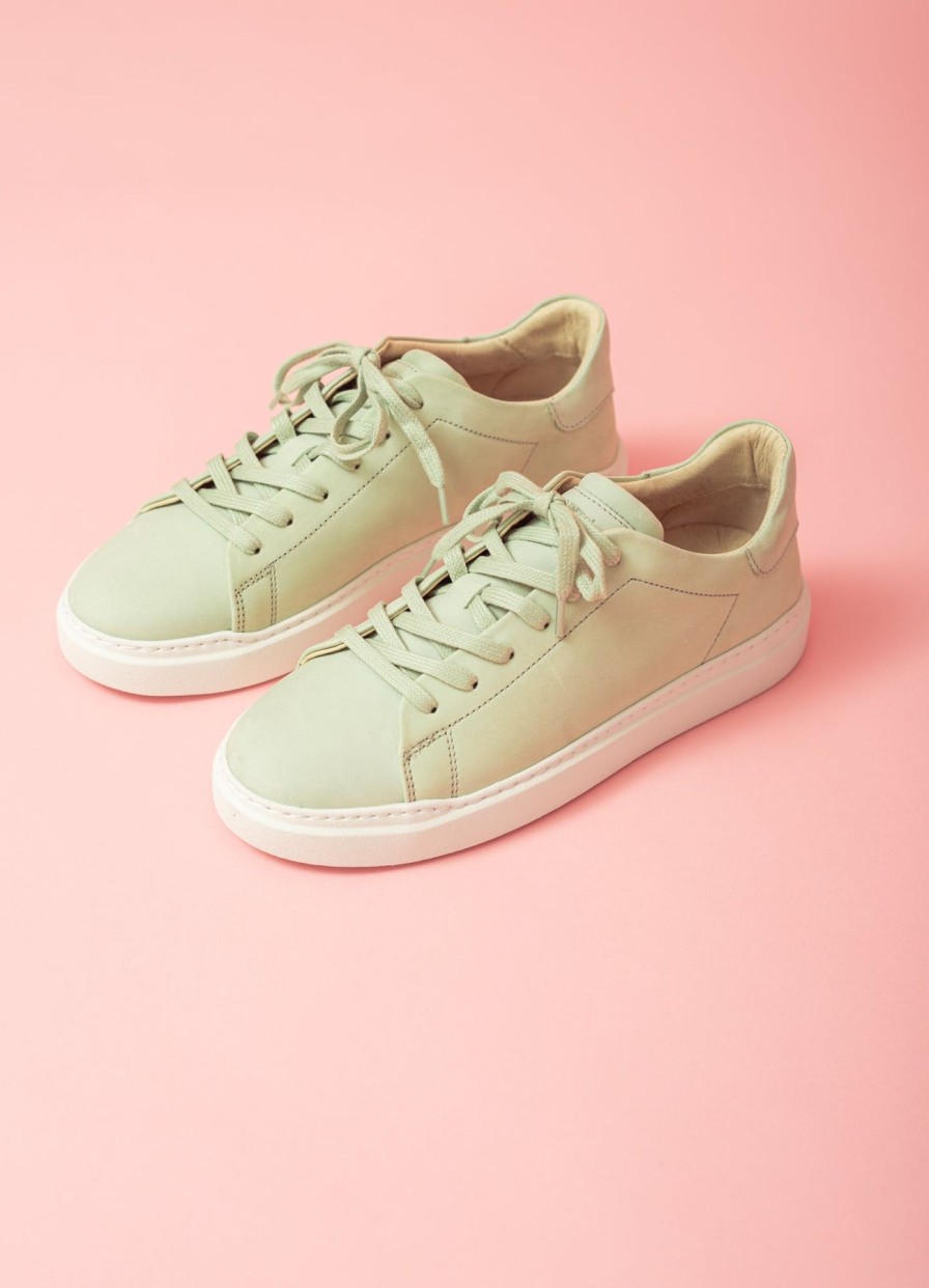 Women Ten Points Flat Shoes | Isolde Sneakers-Mint