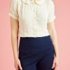 Women The Seamstress of Bloomsbury Tops | Jive Blouse-Cream