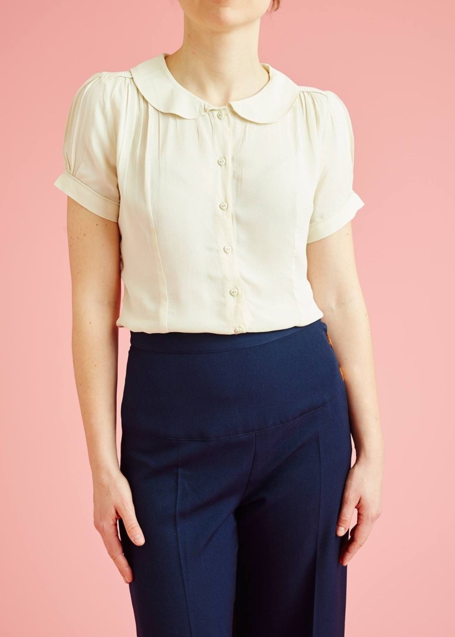 Women The Seamstress of Bloomsbury Tops | Jive Blouse-Cream