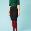 Women Very Cherry Skirts | Classic Pencil Skirt-Short Model