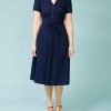 Women Very Cherry Dresses | Magnolia Dress-Dark Blue