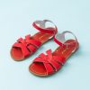 Women Saltwater Sandals Flat Shoes | Salt Water Originals-Red