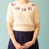 Women The Seamstress of Bloomsbury Tops | Beverly Jumper-Cream