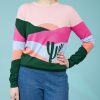 Women Sugarhill Brighton Tops | Rita Jumper Cactus