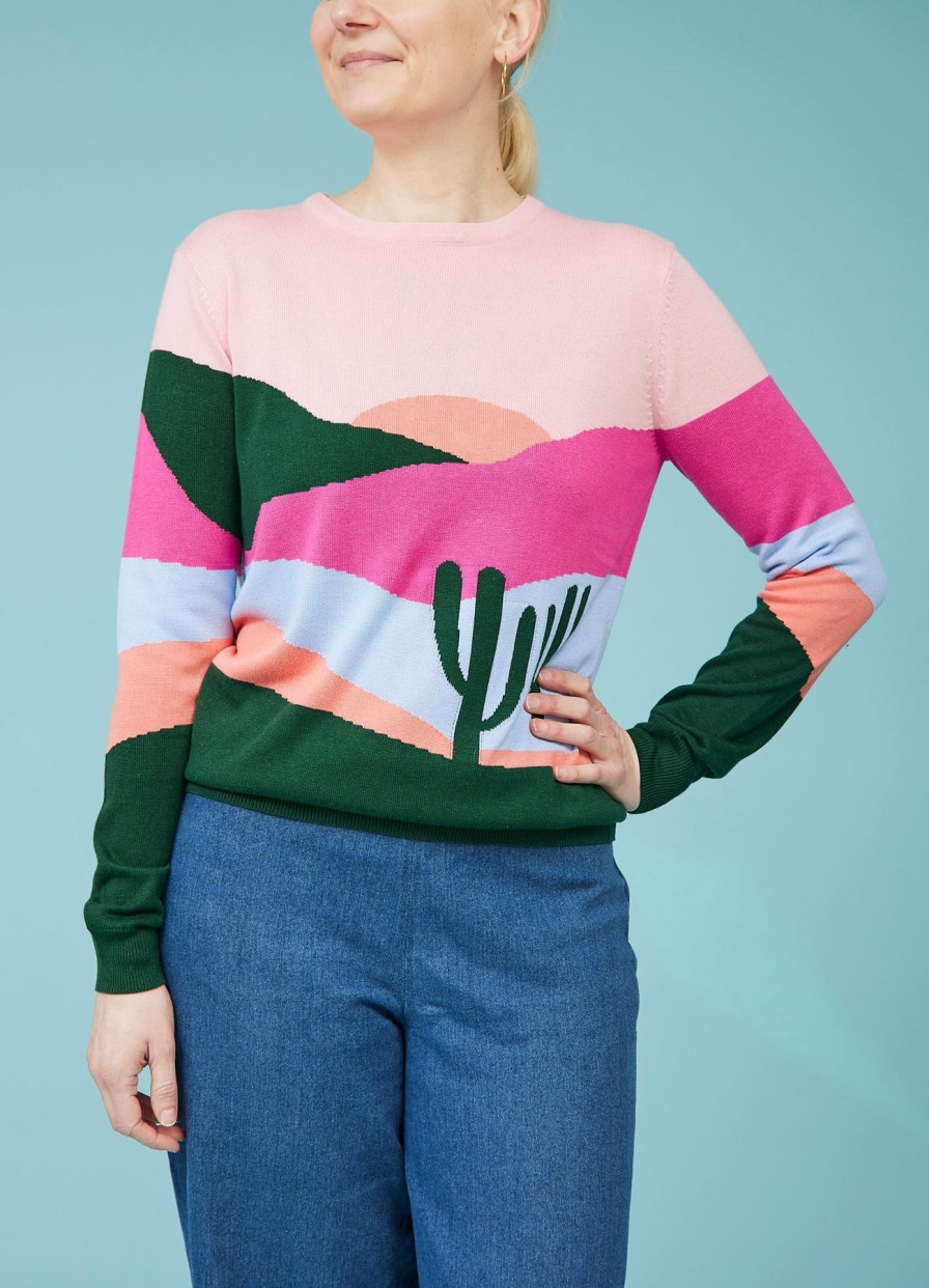 Women Sugarhill Brighton Tops | Rita Jumper Cactus