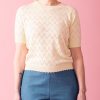 Women Banned Apparel Tops | Sweet Gardina Jumper-Cream White