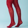 Women Trasparenze Tights | Jennifer 100 Denier Merino Wool Tights-Ruby Red