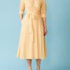 Women Emily and Fin Dresses | Marianna Darjeeling Ditzy Dress-Yellow/White