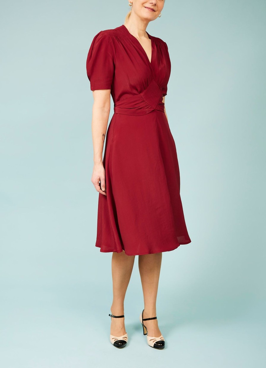 Women The Seamstress of Bloomsbury Dresses | Ruby Dress-Bordeaux