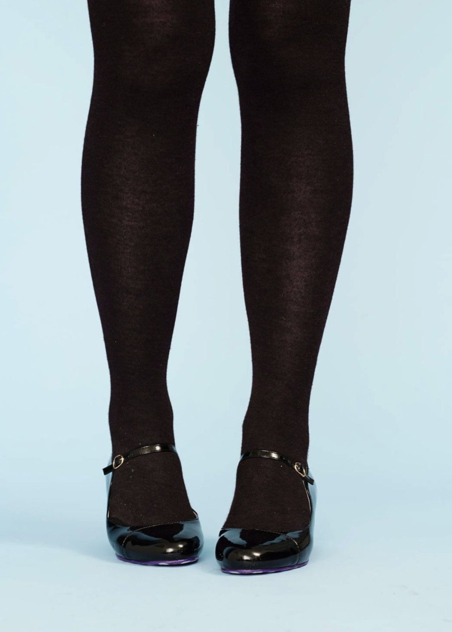 Women Trasparenze Tights | Georgia 100 Denier Wool Tights With Cashmere-Black